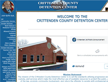 Tablet Screenshot of crittendencountydetention.com